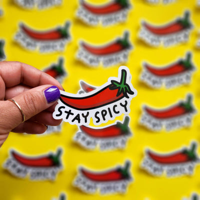 Stay Spicy Vinyl Sticker