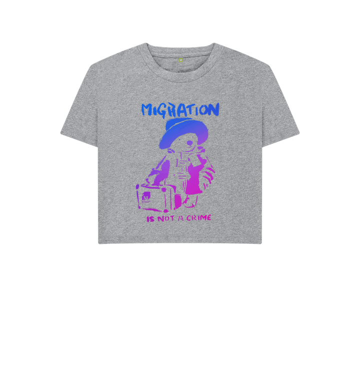 Athletic Grey Printed T-shirt Front