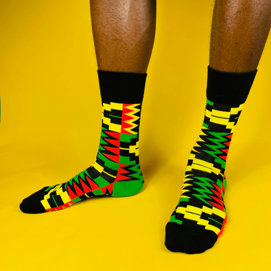 Afropop Freedom Socks Large Afropop