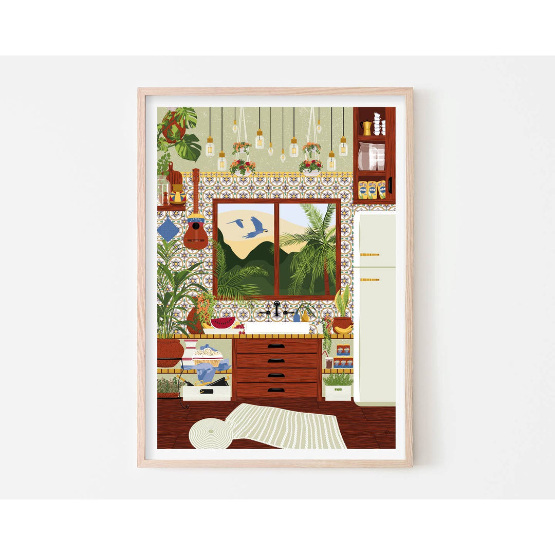 Vero Illustrates Venezuelan Kitchen Art Print A3