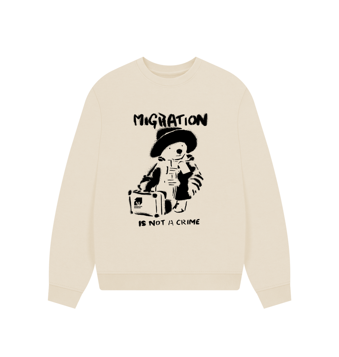 Oat Printed Sweater Front