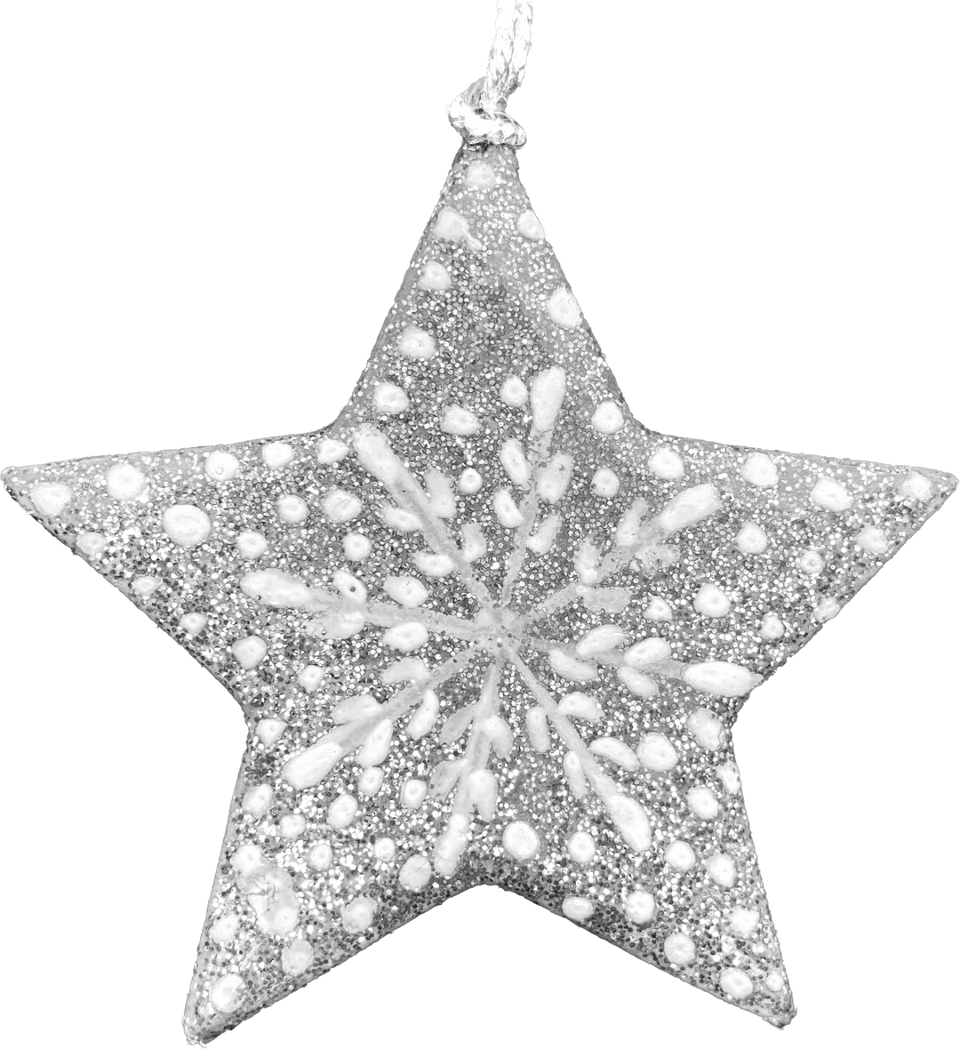 Hanging 2D Star, Papier-mache - Frozen 3": Purple