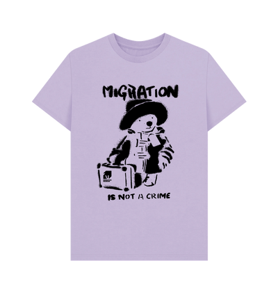 Lilac Printed T-shirt Front