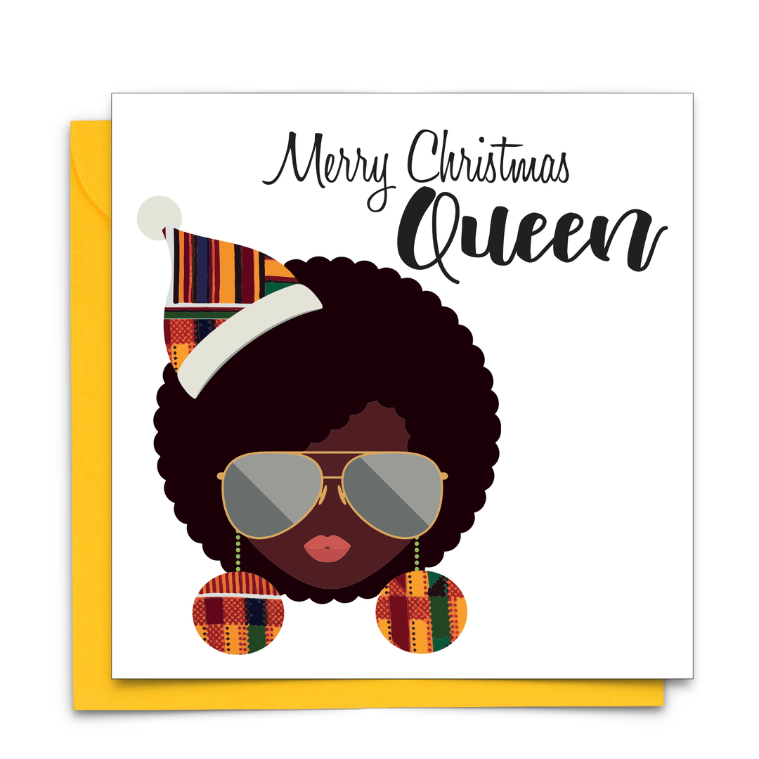 Afro Fabulous Christmas Card by Afrotouch