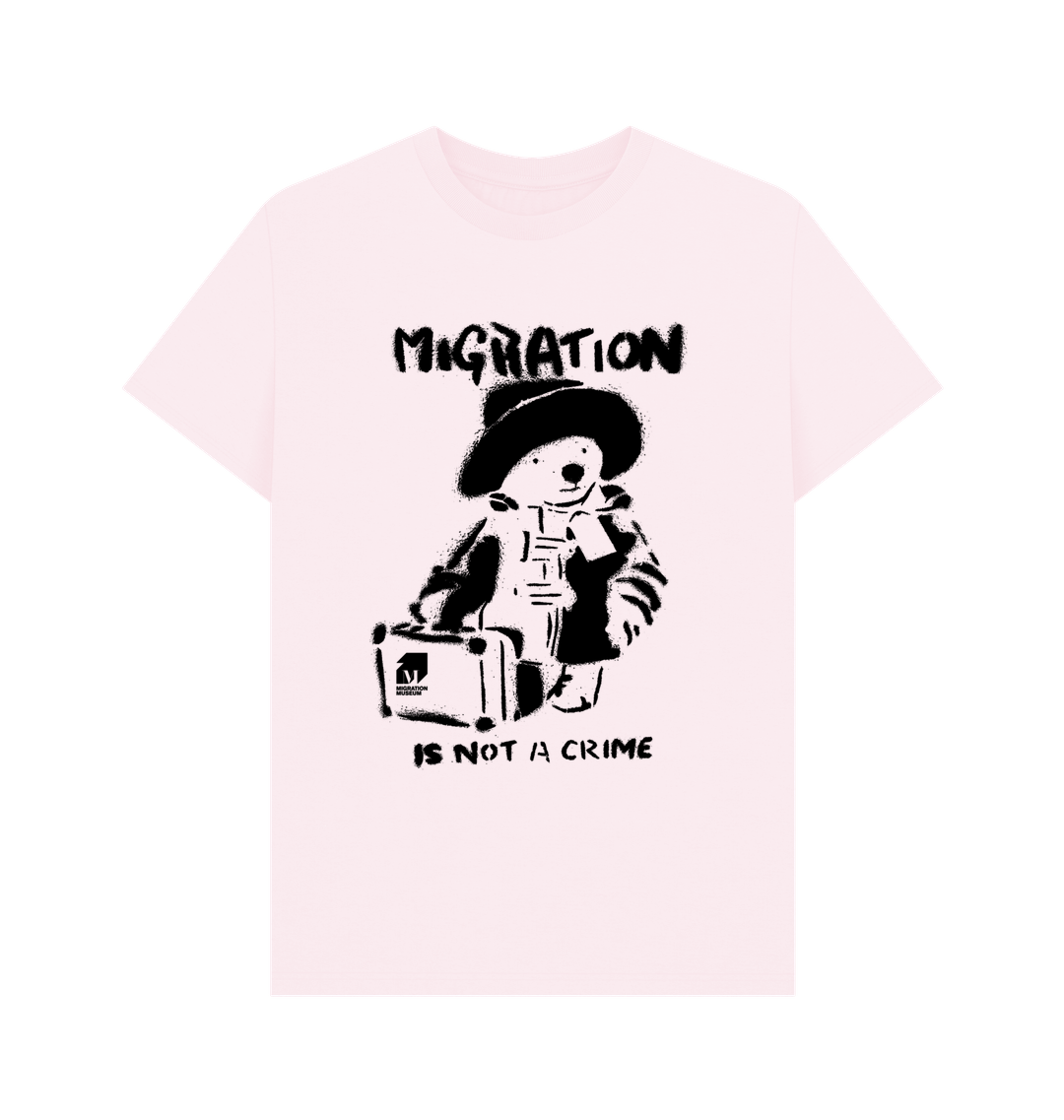 Pink Printed T-shirt Front