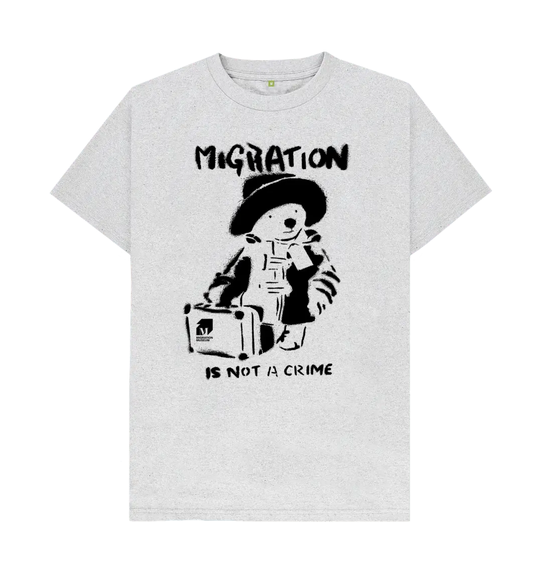 Grey Migration is not a Crime Unisex Remill\u00ae  Organic T-shirt