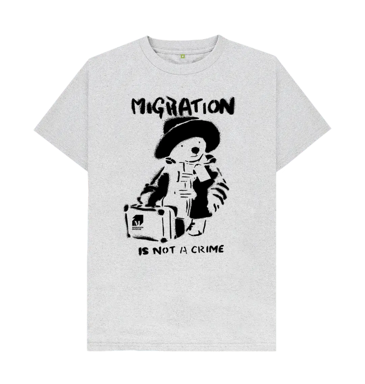 Grey Migration is not a Crime Unisex Remill\u00ae  Organic T-shirt