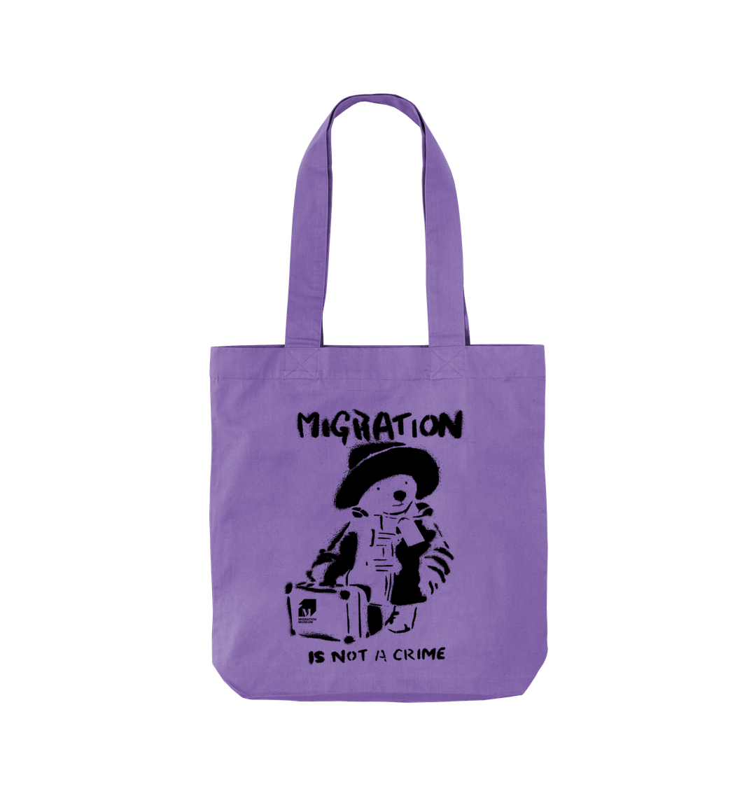 Violet Printed Bag