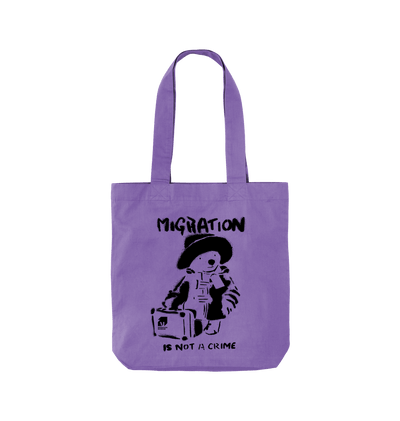 Violet Printed Bag