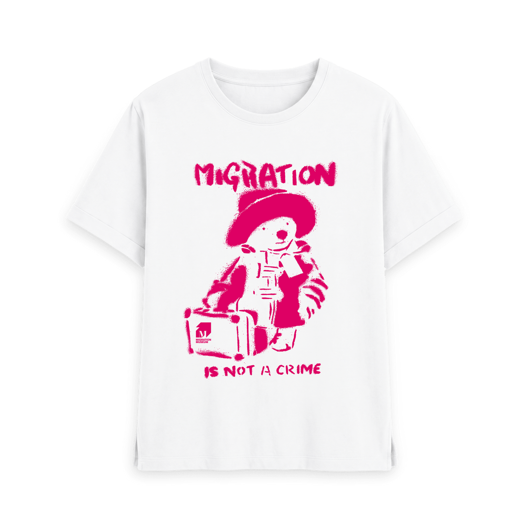 White Printed T-shirt Front