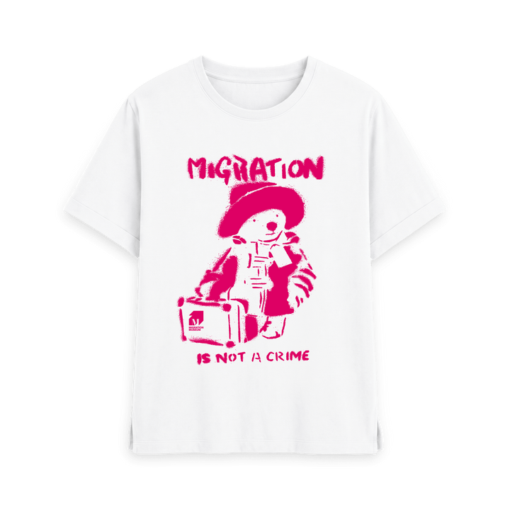White Printed T-shirt Front