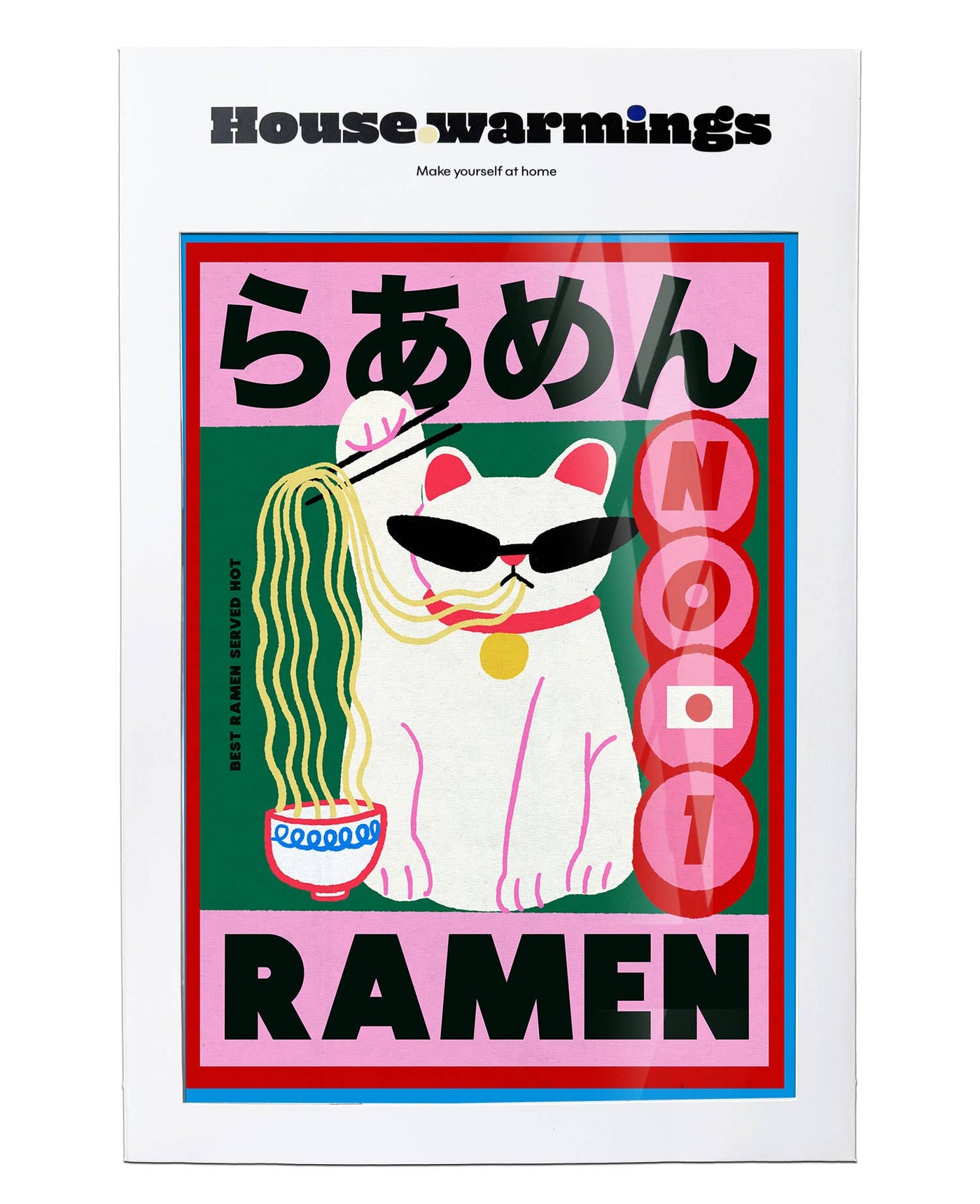 NO 1 RAMEN  Art Print - A4 Size: A4