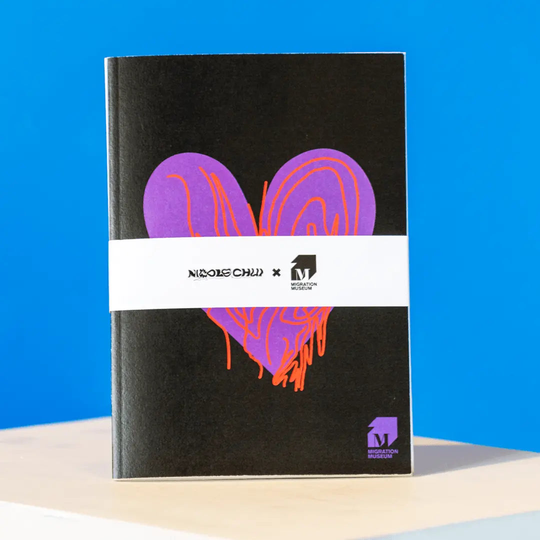 Nicole Chui x Migration Museum Heart Notebooks Set of Two - Migration Museum Shop