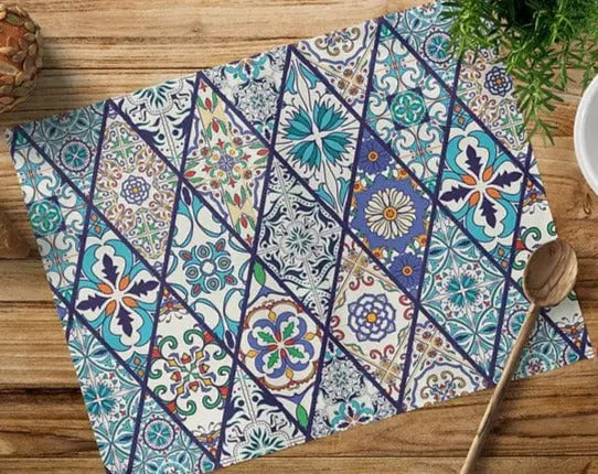 Celiya Home Set of Two Mediterranean Placemats - Migration Museum Shop