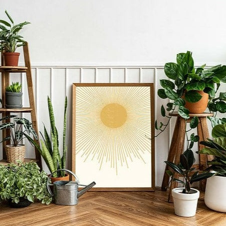 Celiya Home Abstract Sun Wall Print