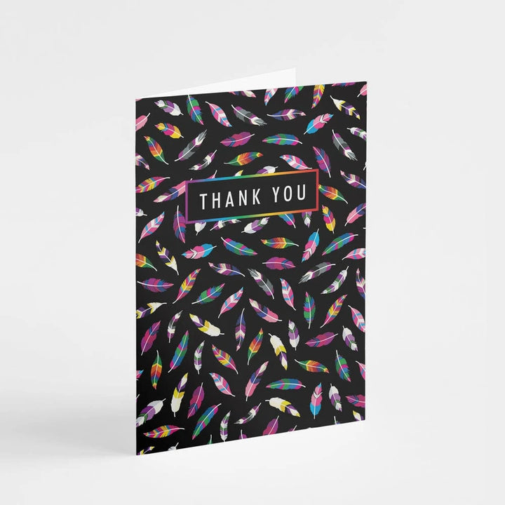 Shaven Raven Queer Quills Thank You Card