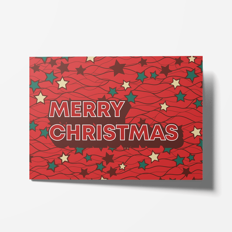 Shaven Raven Festive African Print Cards