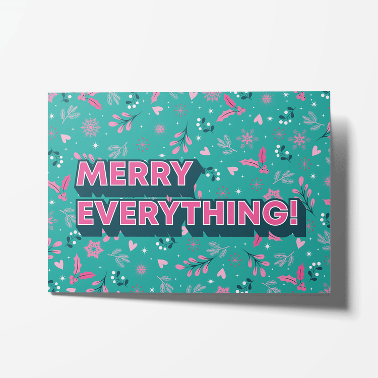 Shaven Raven Festive African Print Cards