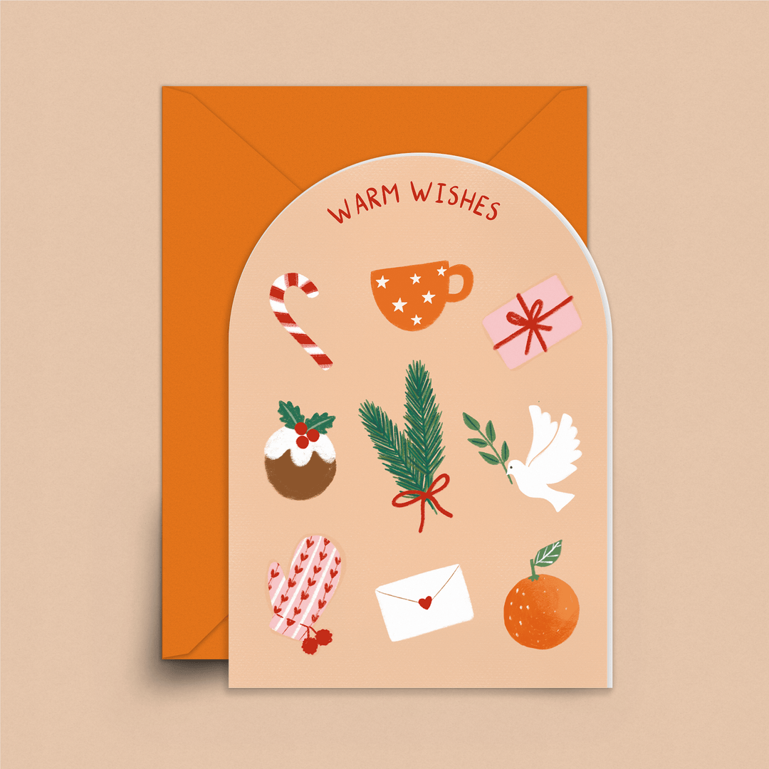 Warm Wishes Card by Sakina Hey, I'm Sakina