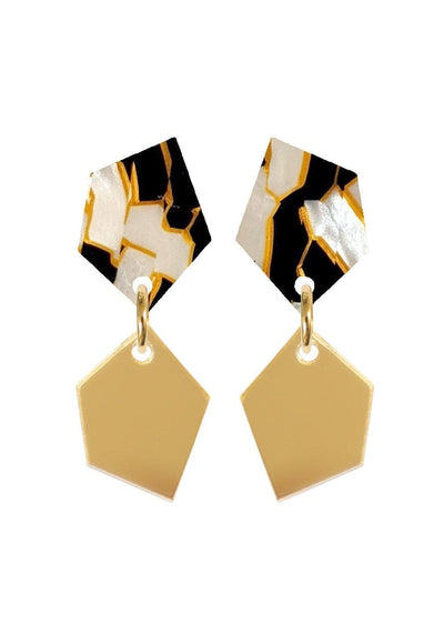 Kam Creates - Acrylic Gem Drop Studs