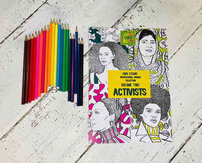 Inspirational Women Colouring Book by Uwu Studio - Activists