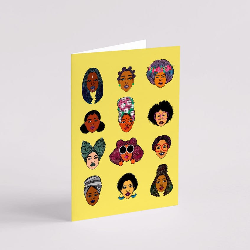 Dorcas Creates - Black Hair Magic Greeting Card - Migration Museum Shop