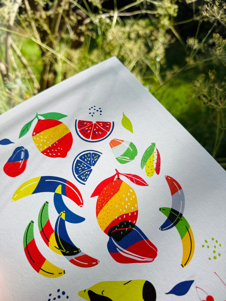 London Brixton Market, Illustrated Giclee Art Prints