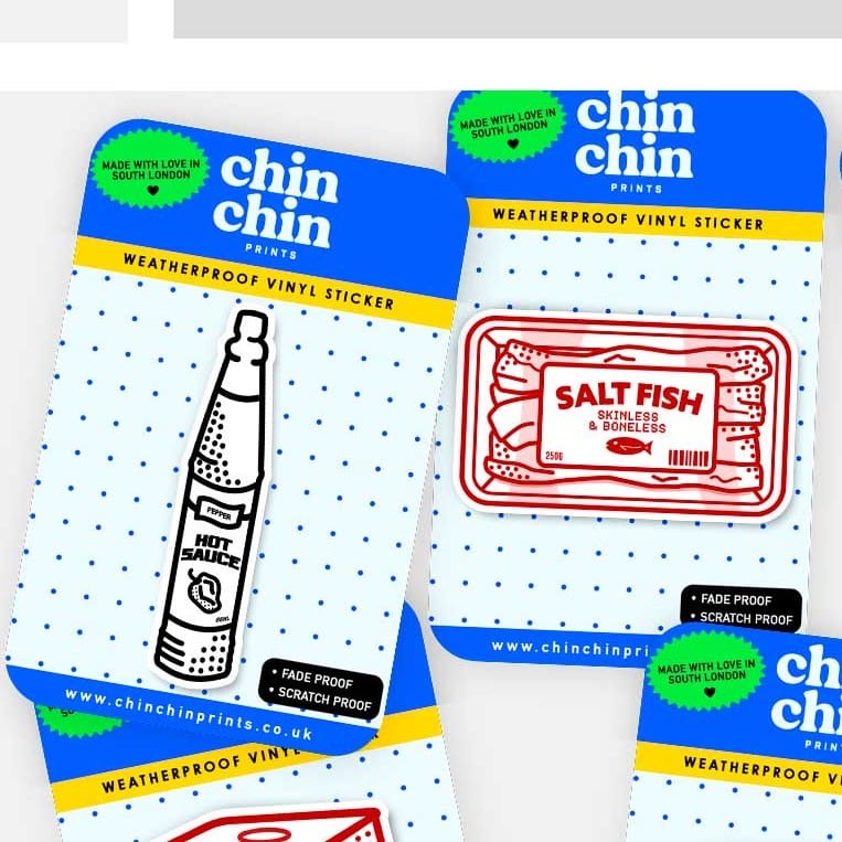 Chin Chin - Caribbean Pantry Vinyl Stickers