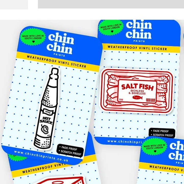 Chin Chin - Caribbean Pantry Vinyl Stickers