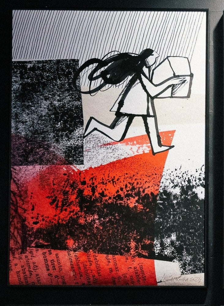 Tribambuka Nowhere to Go But Anywhere  Riso Print A3 (Limited Edition) Tribambuka