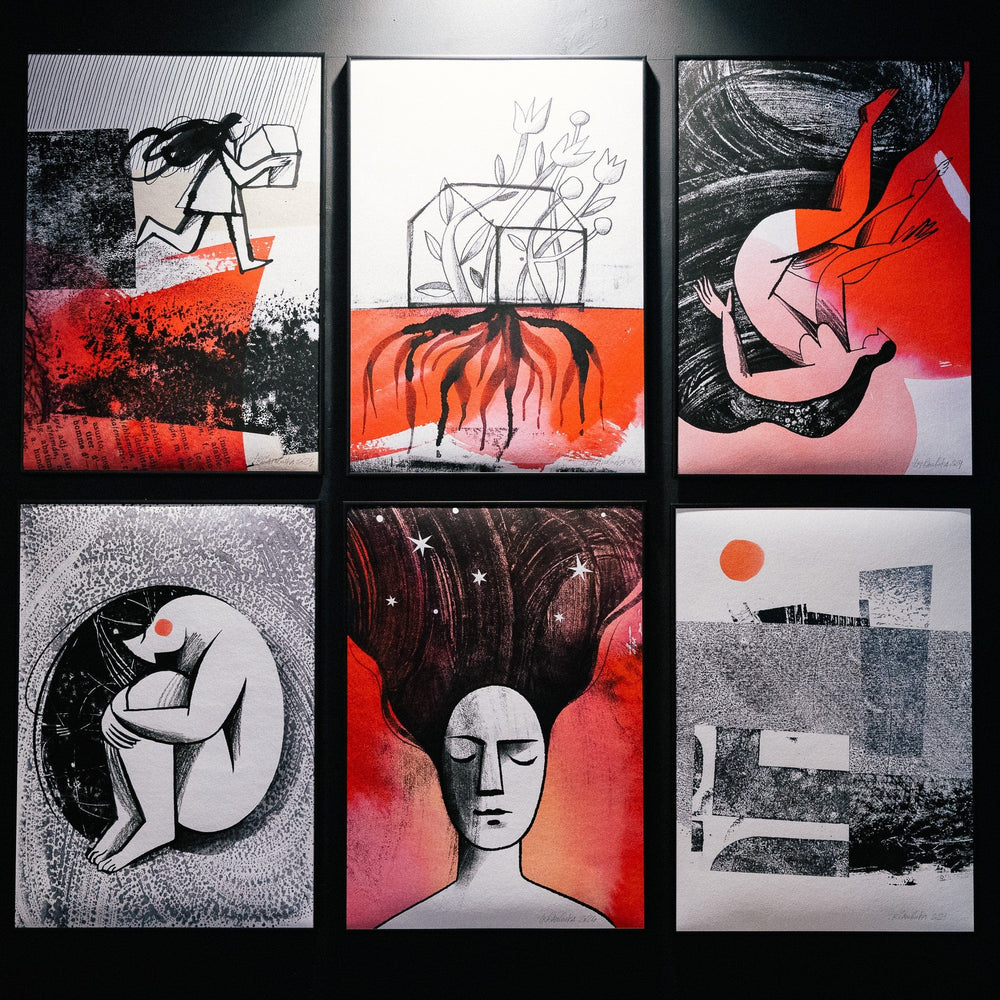 Tribambuka Nowhere to Go But Anywhere  Riso Print A3 (Limited Edition) Tribambuka