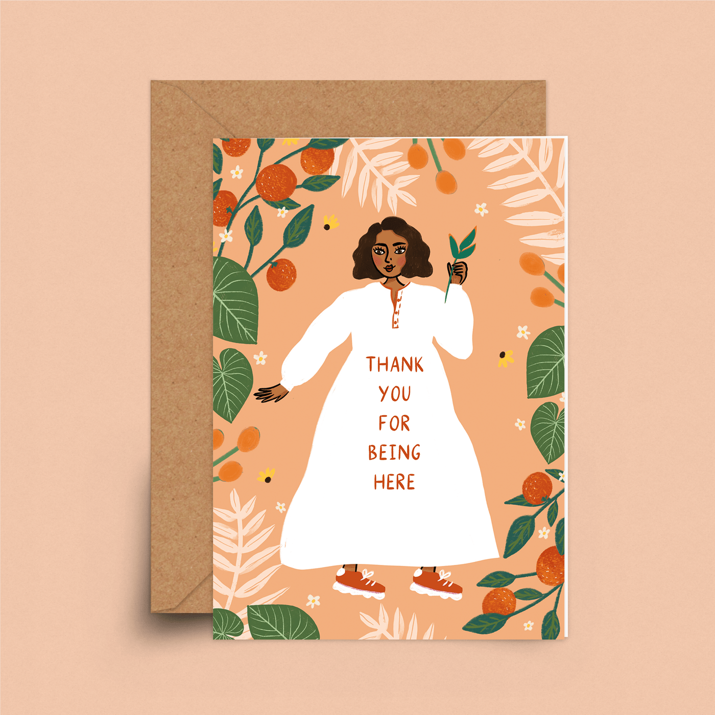 Thank You for Being Here Card