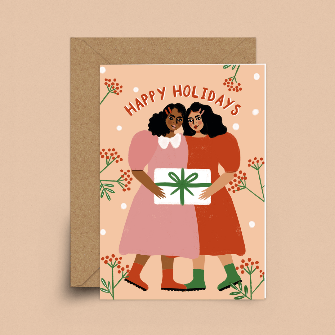 Happy Holidays Card by Sakina Hey, I'm Sakina