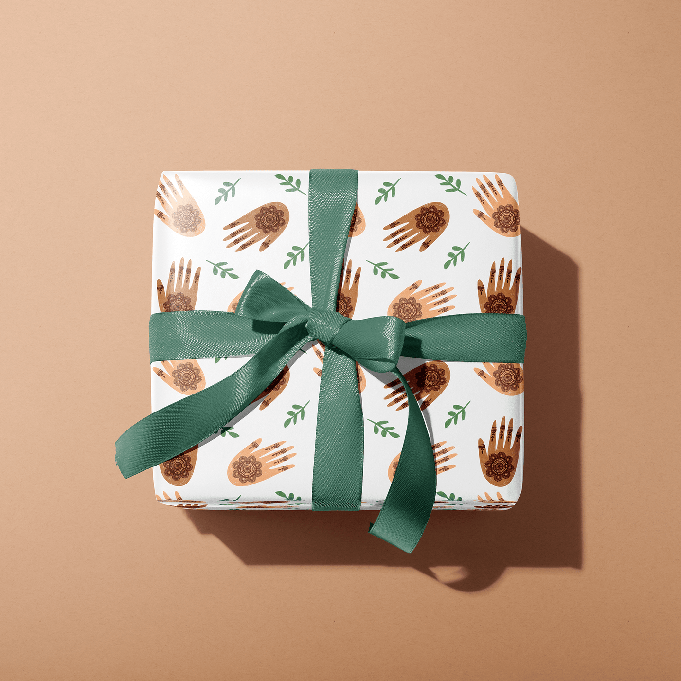 Henna Hands Gift Wrapping Paper - Migration Museum Shop