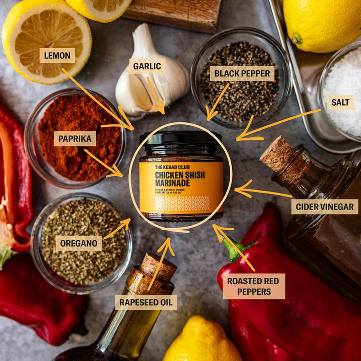 The Kebab Club Chicken Shish Marinade 100g