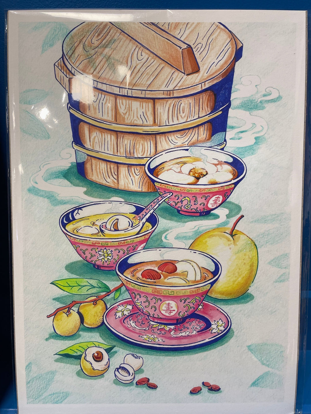Print by Georgina Leung - Migration Museum Shop