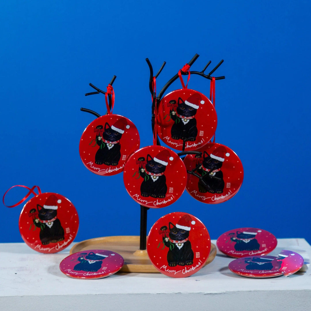 Lucky Cat Christmas Decoration - Sarah Kwan - Migration Museum Shop