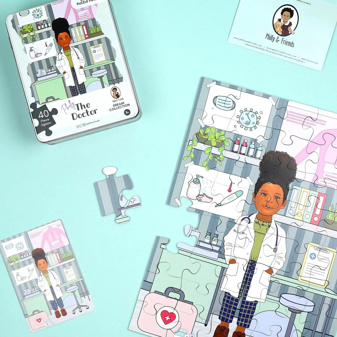 The Doctor Jigsaw Puzzle - Kids 40 Wooden Pieces - Migration Museum Shop