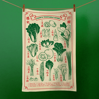 Poon's London Vegetable Tea Towel Poon's London