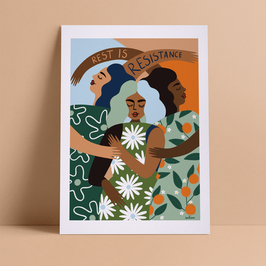 Resistance A4 Print Hey, I'm Sakina