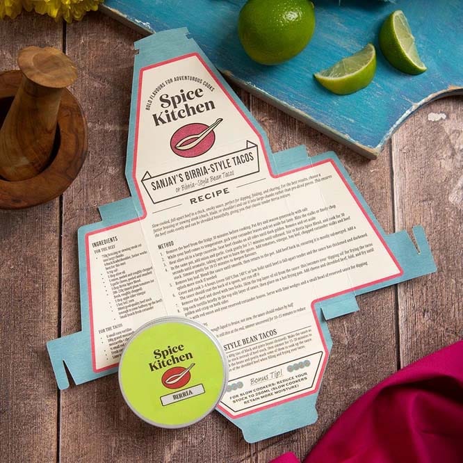 Spice Kitchen Sanjay’s Birria-Style Tacos (or Five Bean Chilli) Recipe Kit