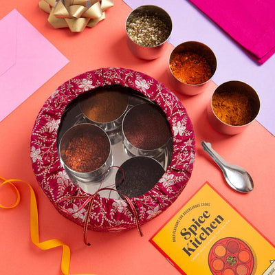 Spice Kitchen Middle Eastern Tin with Sari Wrap