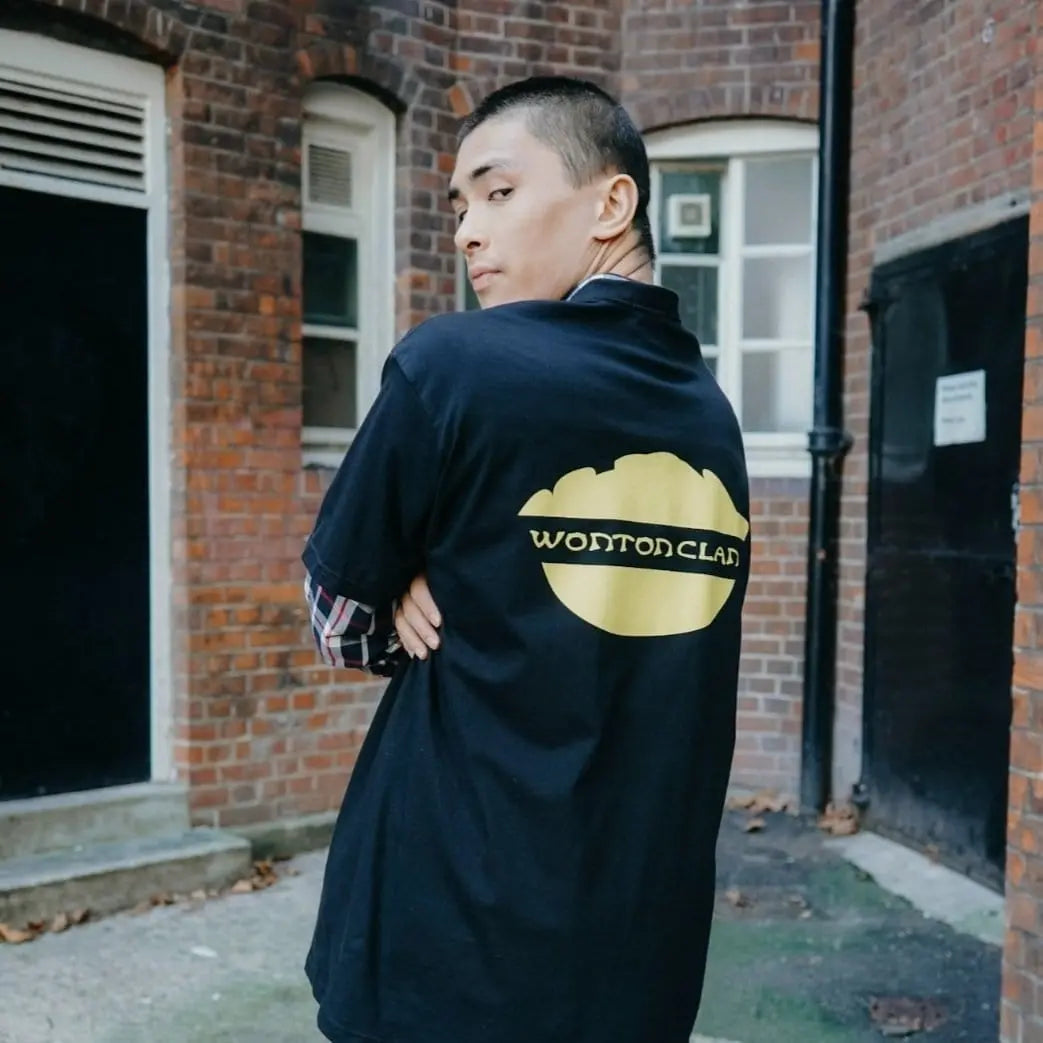 The Steam Room - T-Shirt: Wonton Clan Tee Black - Migration Museum Shop