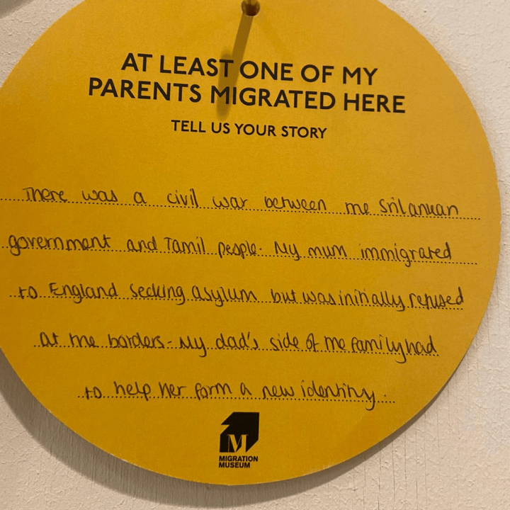 Migration Museum Workshop