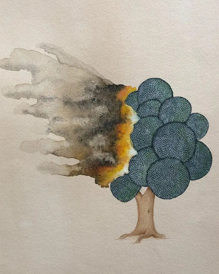 Print - Tree of Life by Shorsh Saleh - Migration Museum Shop