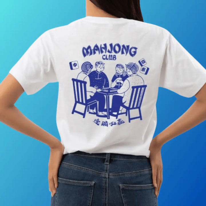 The Steam Room - T-Shirt: Mahjong Club NEW - Migration Museum Shop