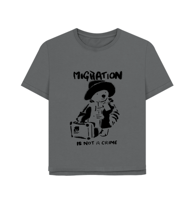 Slate Grey Printed T-shirt
