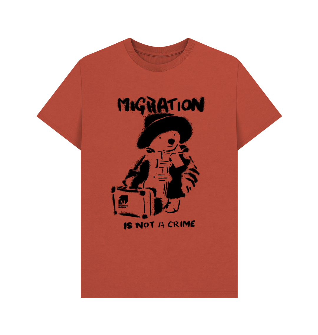 Rust Printed T-shirt Front