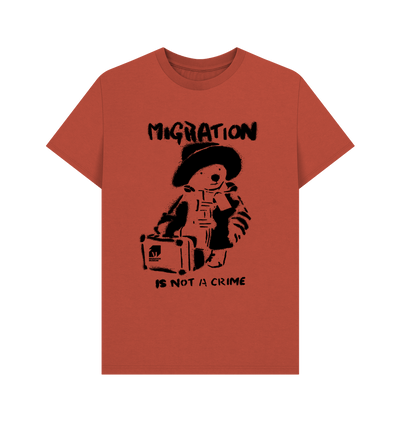 Rust Printed T-shirt Front