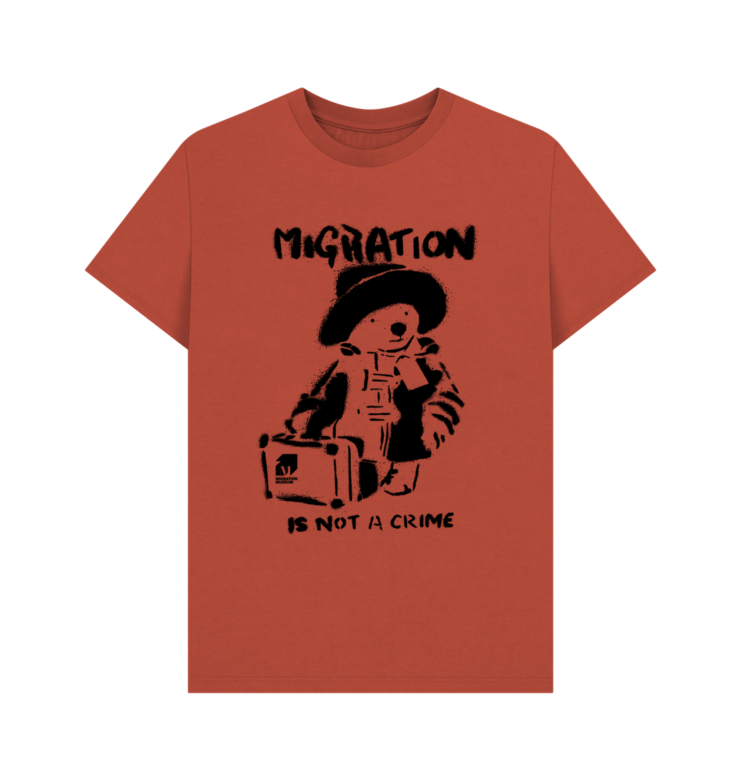 Rust Printed T-shirt Front